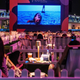 People in Hong Kong enjoy an outdoor movie screening on November 10, 2020.